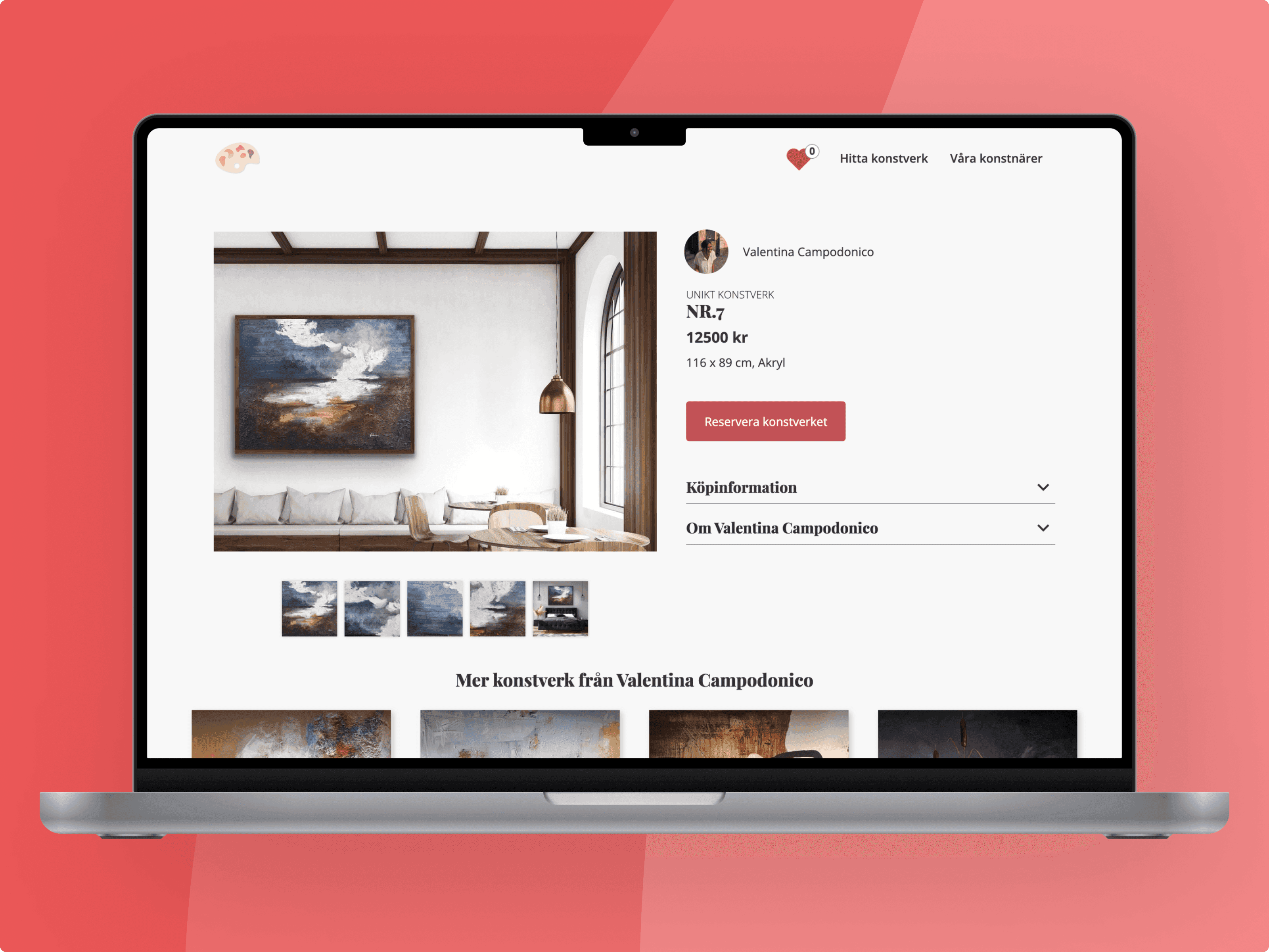 Art Discovery e-commerce